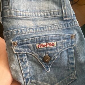 Hudson size 24 light wash flare jeans. Like new.